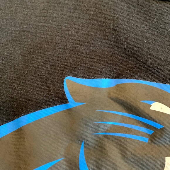 NFL Carolina Panthers Black Tee, XL-EG-18, Women’s Small - Picture 2 of 4